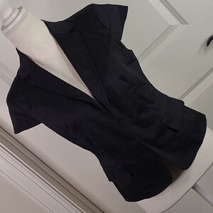 7th Ave New York & company sz XS black cropped jacket